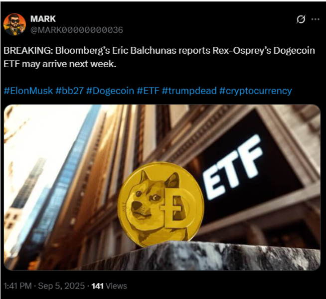 Dogecoin ETF launch rumors spark investor buzz