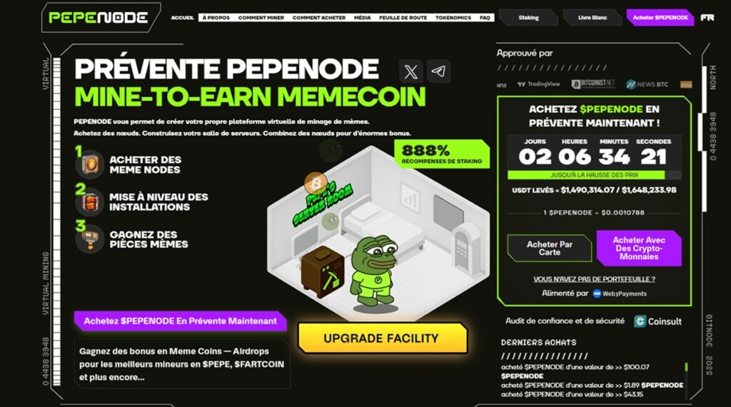 pepenode prévente