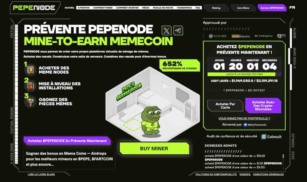 Acheter PepeNode