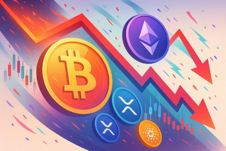 Bitcoin sous pression, altcoins au bord du krach — récap du week-end 11–12 octobre 2025