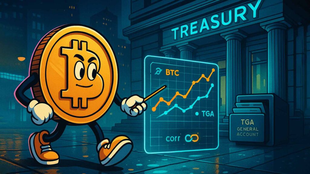 Bitcoin Price and Treasury General Account: Here’s The Correlation