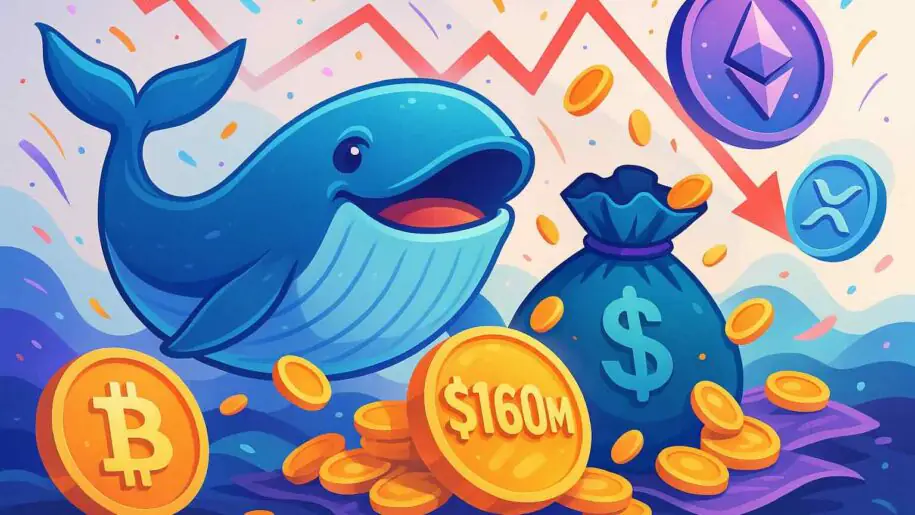 Crypto Millions: una ballena gana 160 millones de dólares en pleno desplome del mercado