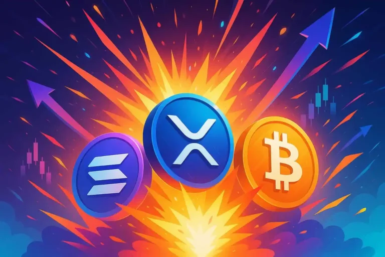 ChatGPT apuesta por un desenlace explosivo para SOL, XRP y BTC