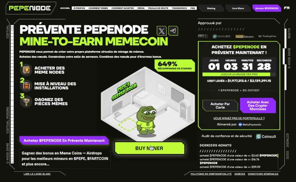 Acheter PepeNode