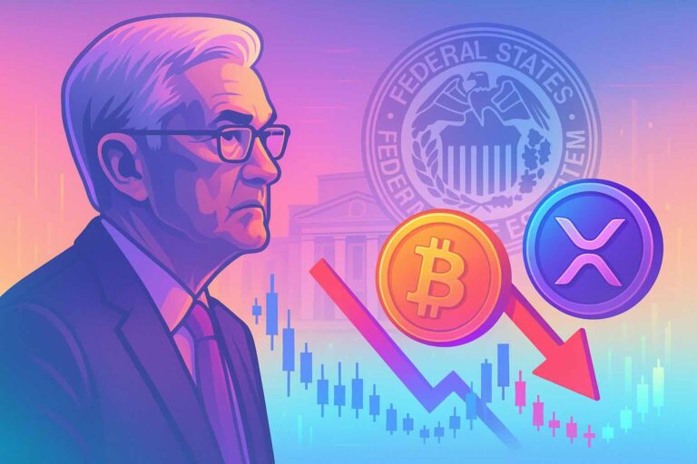Jérôme Powell et la Fed : un discours qui menace Bitcoin et les altcoins ? Taux, dollar, liquidité