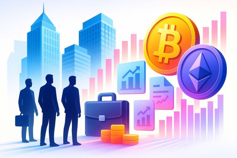 Les géants de la finance s’emparent des ETF crypto — afflux, parts de marché, compétiteurs.