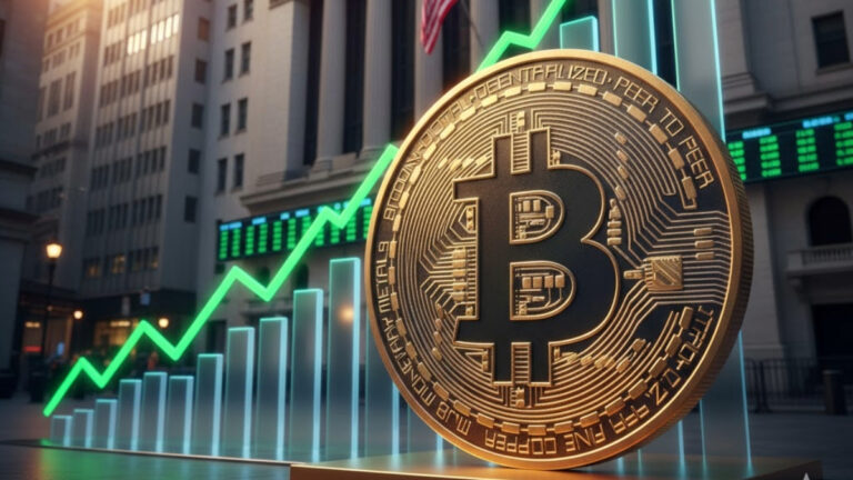 Graphique prévision prix Bitcoin avec ETF liquidité dollar en trio