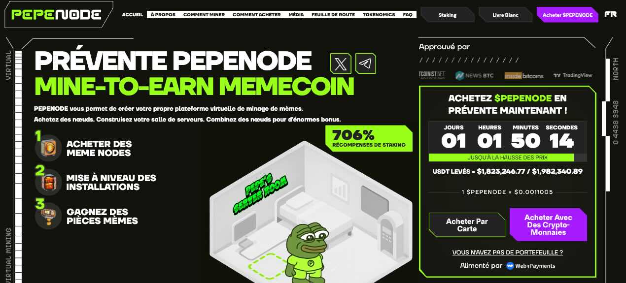 Acheter Pepenode en prévente