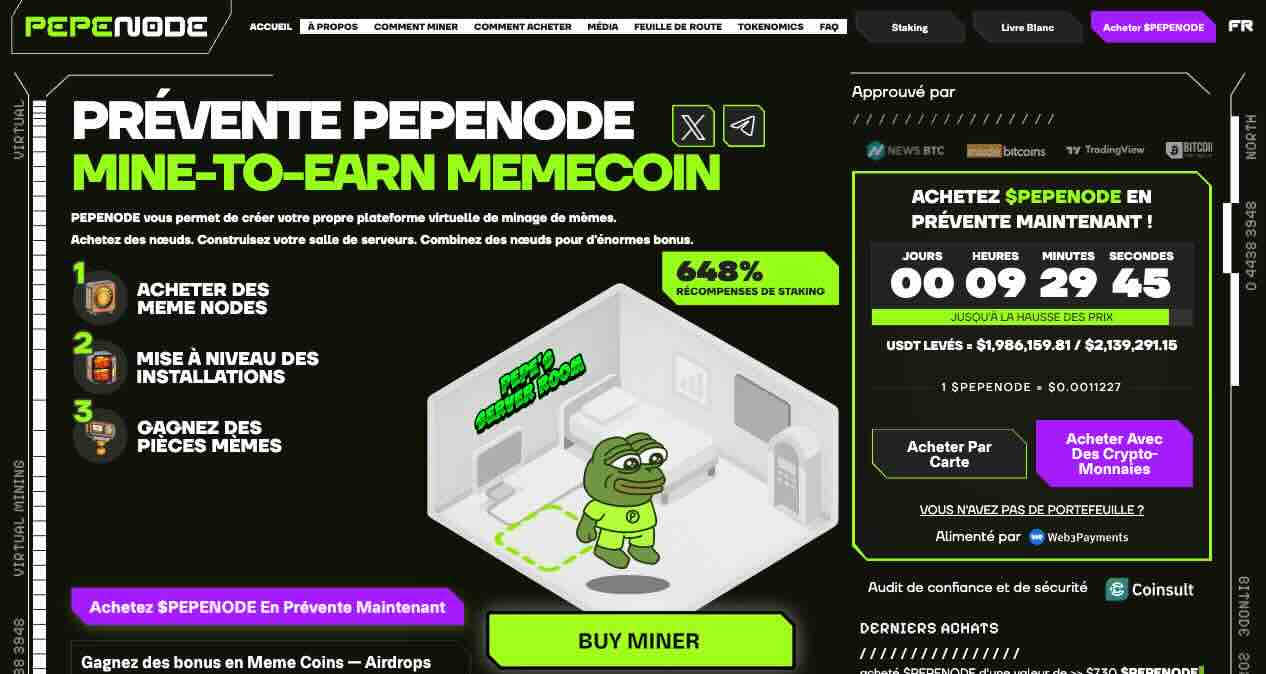 Acheter Pepenode en prévente