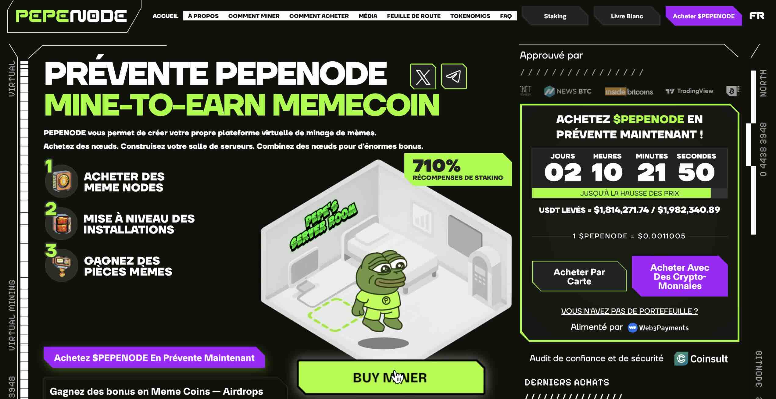 Acheter Pepenode en prévente