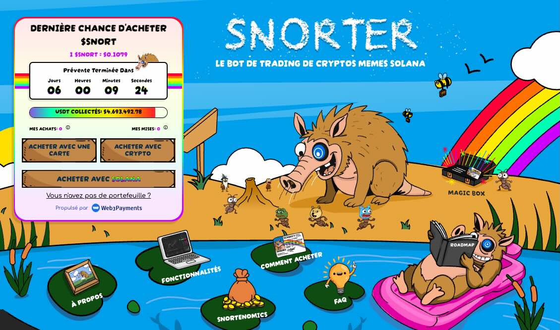 Acheter Snorter Token en prévente