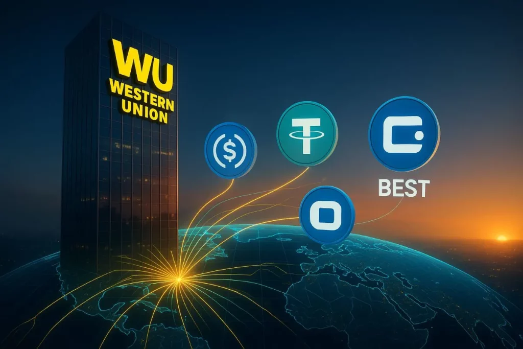 Western Union se adentra en las stablecoins y acelera la adopción cripto