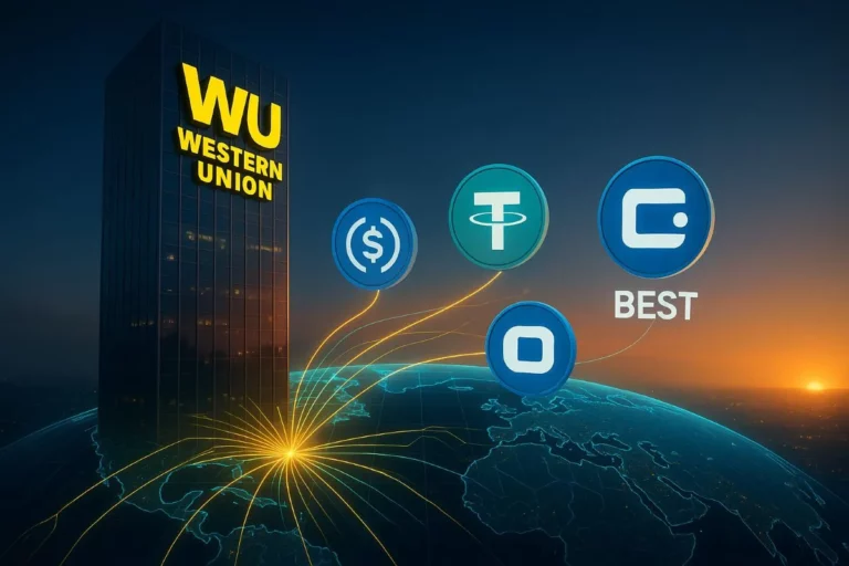 Western Union se adentra en las stablecoins y acelera la adopción cripto