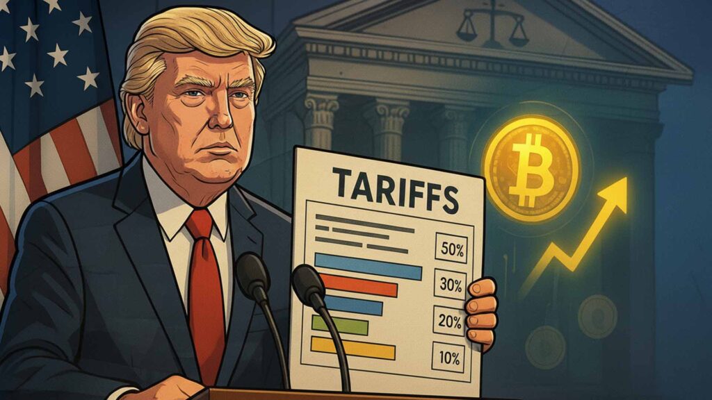 Court to Rule on Trump Tariffs While He Pushes Crypto Superiority
