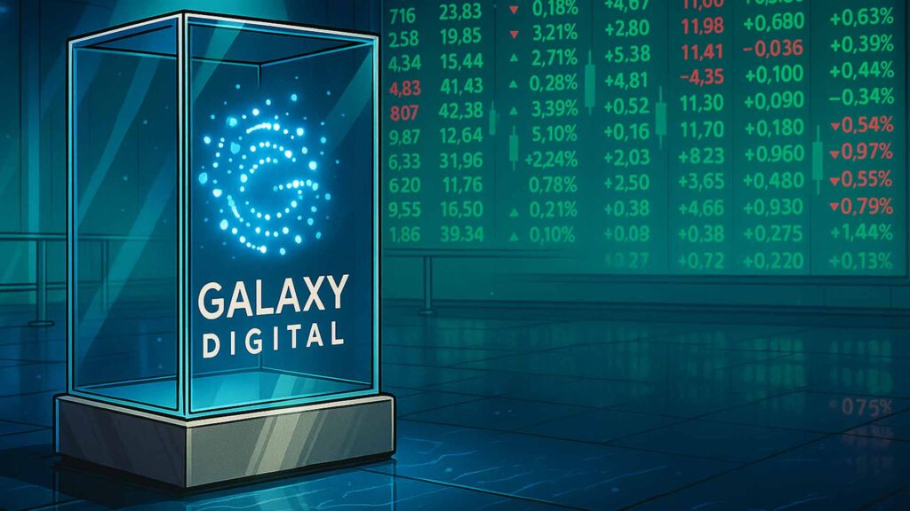 หุ้น Galaxy Digital ได้รับการจัดอันดับ Overweight จาก Morgan Stanley
