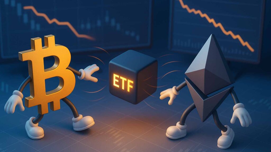 Bitcoin ETFs See $372M Outflow; Ethereum Follows with $74M in Redemptions