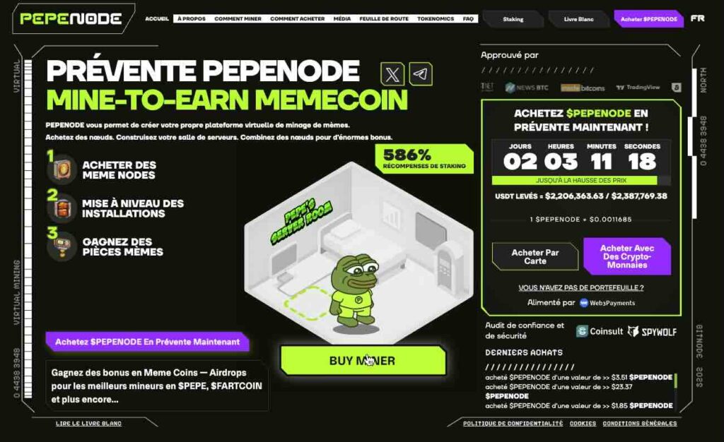 Acheter PepeNode