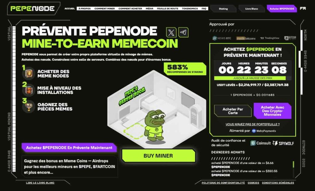 Acheter PepeNode