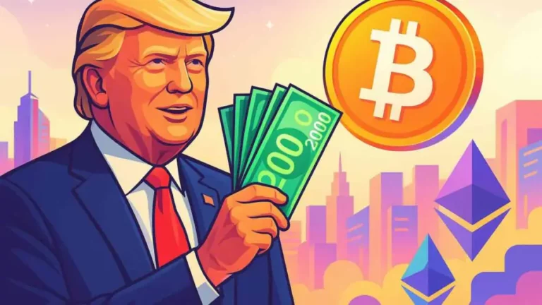 Trump promete 2.000 $ por ciudadano: impacto en Bitcoin y cripto
