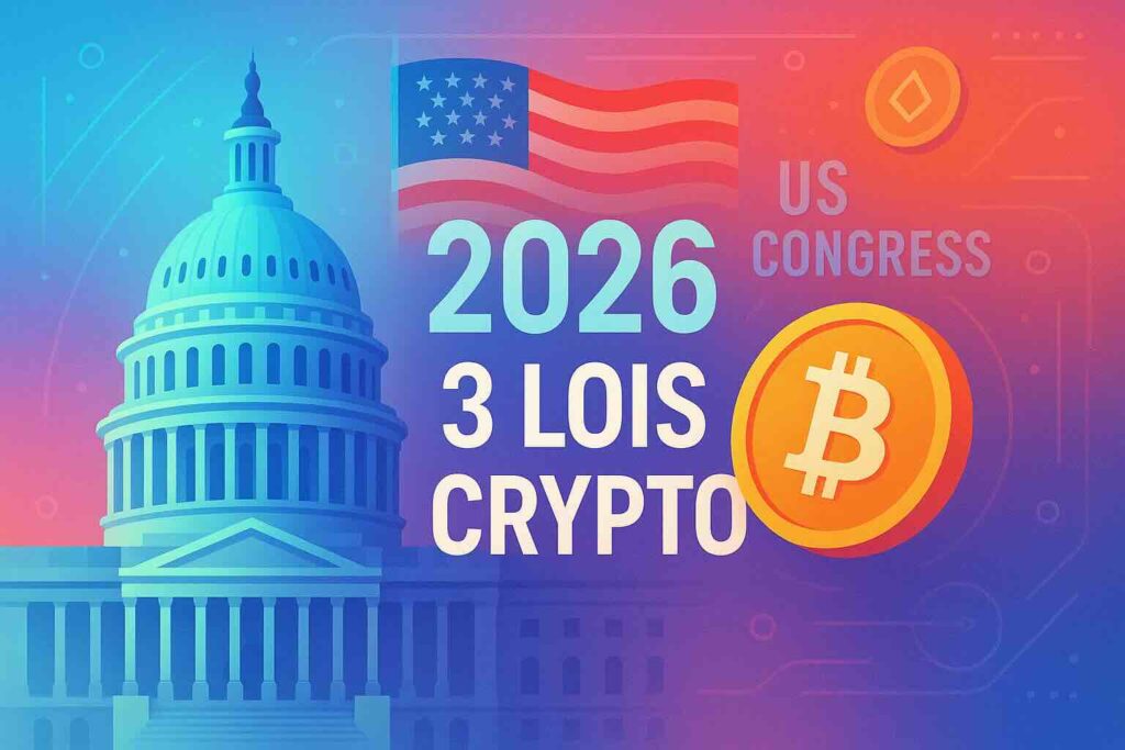 Congrès US : 3 lois crypto à suivre de très près en 2026