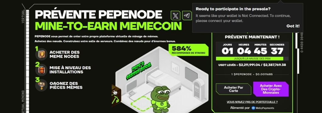 Acheter PEPENODE maintenant!