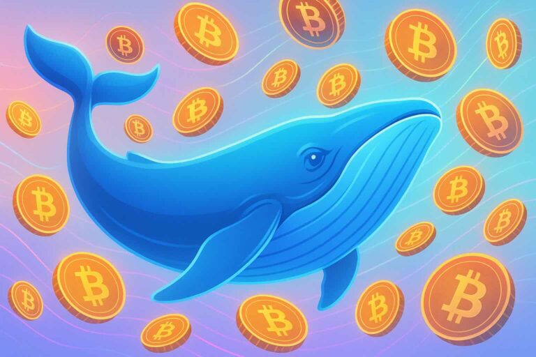 Vente massive : 1,3 Md$ de BTC déversés par une baleine.