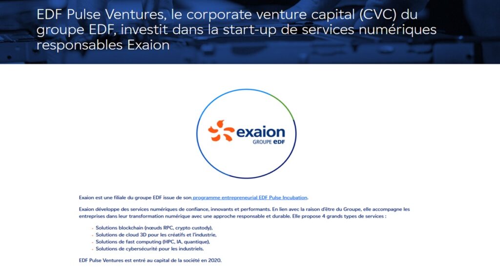 Groupe EDF axion