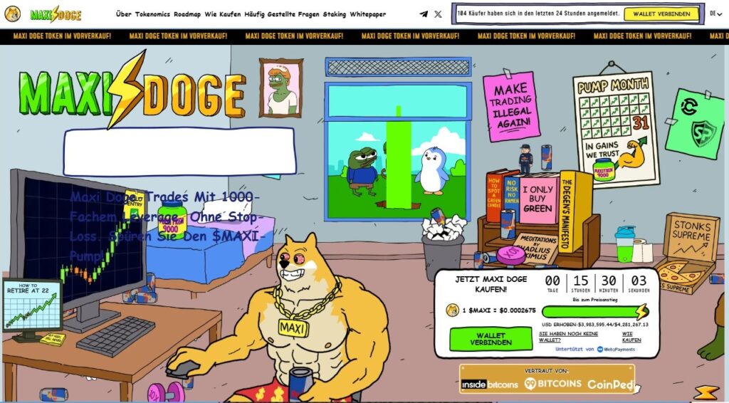 2. Maxi Doge ($MAXI)