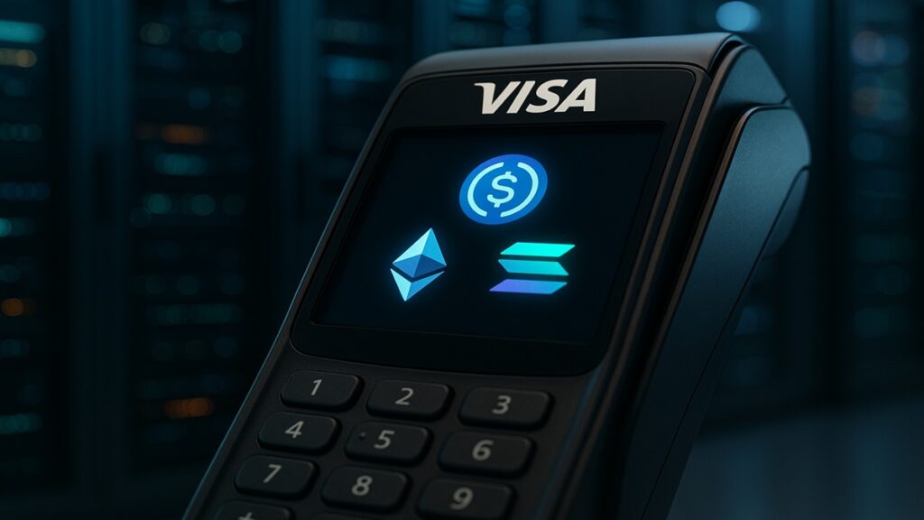 Visa bascule dans le Web3 et intègre 4 stablecoins (USDC…) sur Ethereum et Solana. Le volume x4 (2,5 Mds$). Analyse de l’impact et du projet L2 $HYPER.