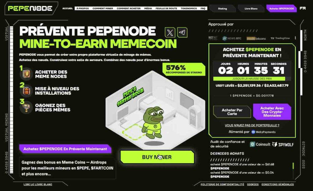 Acheter PepeNode