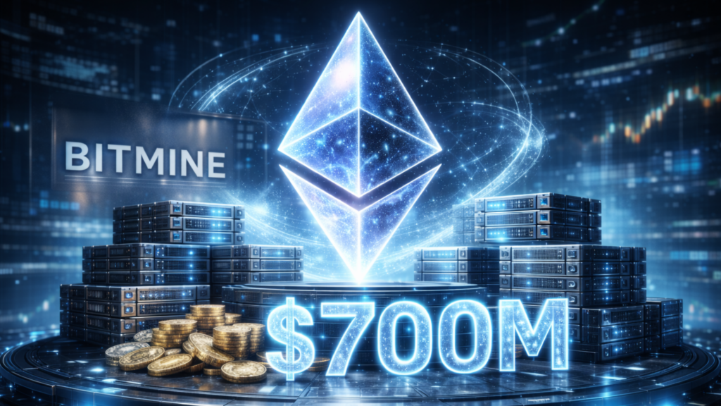 Bitmine Stakes Over $700 Million in Ethereum
