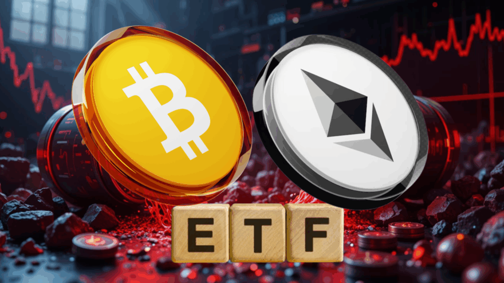 Bitcoin ETFs See $77M Outflow: Ethereum Funds Also Turn Red