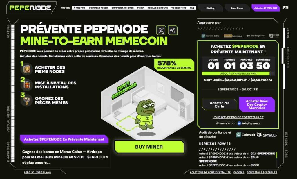 Acheter PepeNode