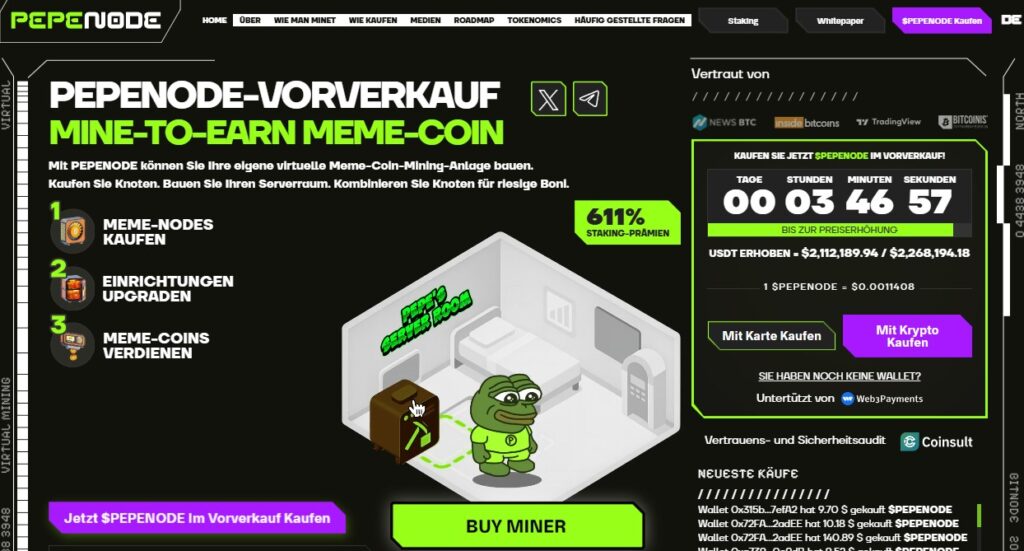 PepeNode: Eine Chance im Meme Infrastruktur Segment