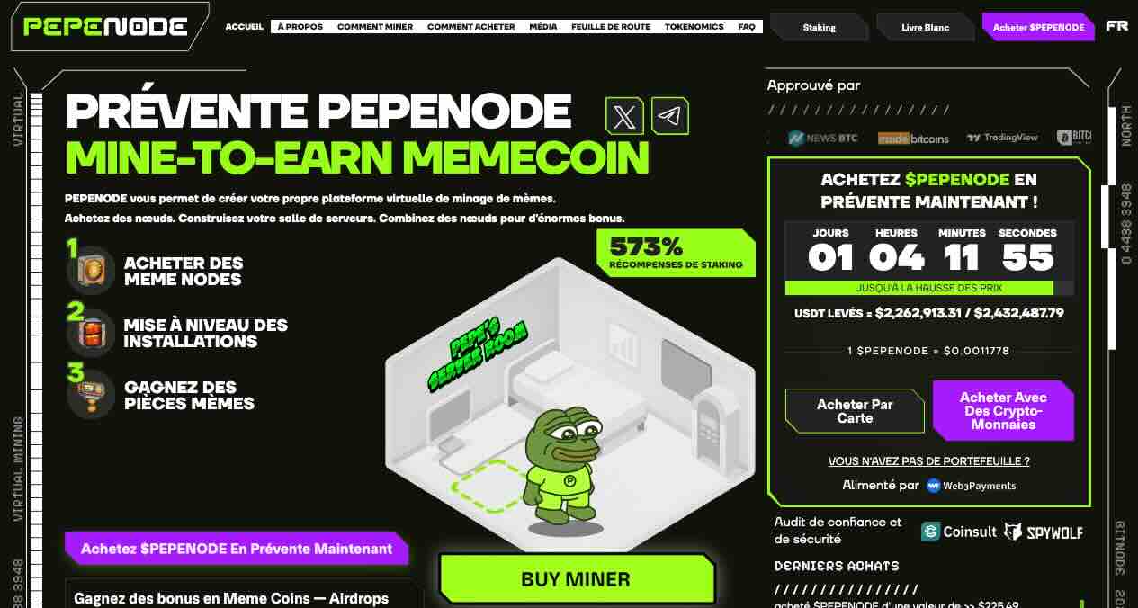 Acheter Pepenode en prévente