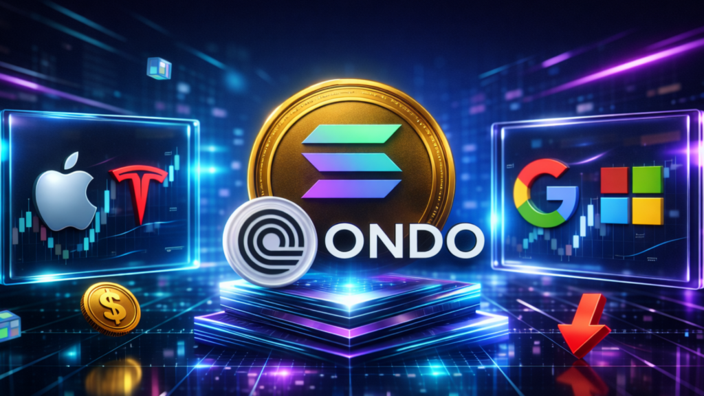 Ondo Finance Expands 200+ Tokenized stocks to Solana