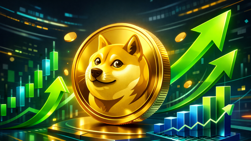 Dogecoin Price Jumps 12% as Strong Uptrend Momentum Gains