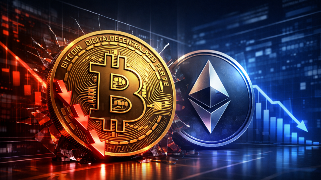 Биткойн ETFs потеряли $681 млн. за неделю, в то время как Ethereum получил $68,6 млн. оттока