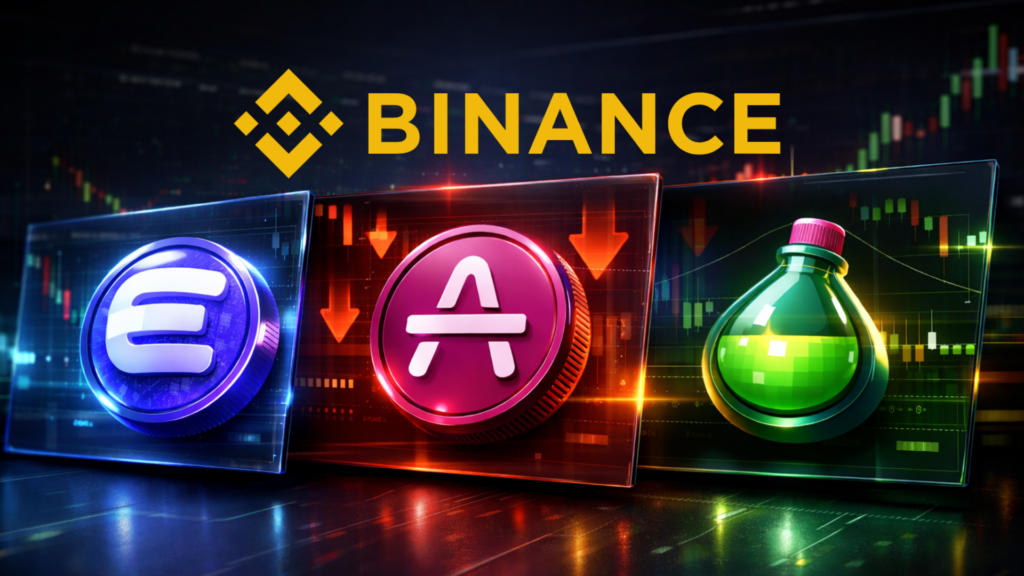 Binance Outflows Flag ENJ, AMP, et SLP à surveiller début 2026