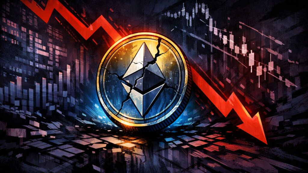 Le prix de l’Ethereum forme des schémas risqués alors que les métriques clés se détériorent