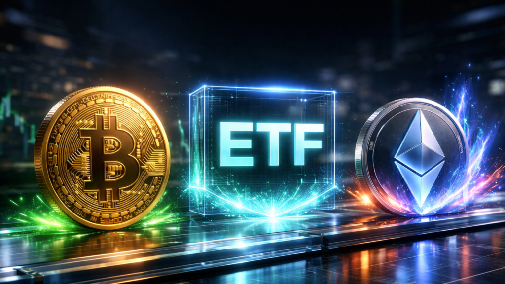Bitcoin ETFs Edge Back Into Inflows While Ethereum Leads With $117M Rebound