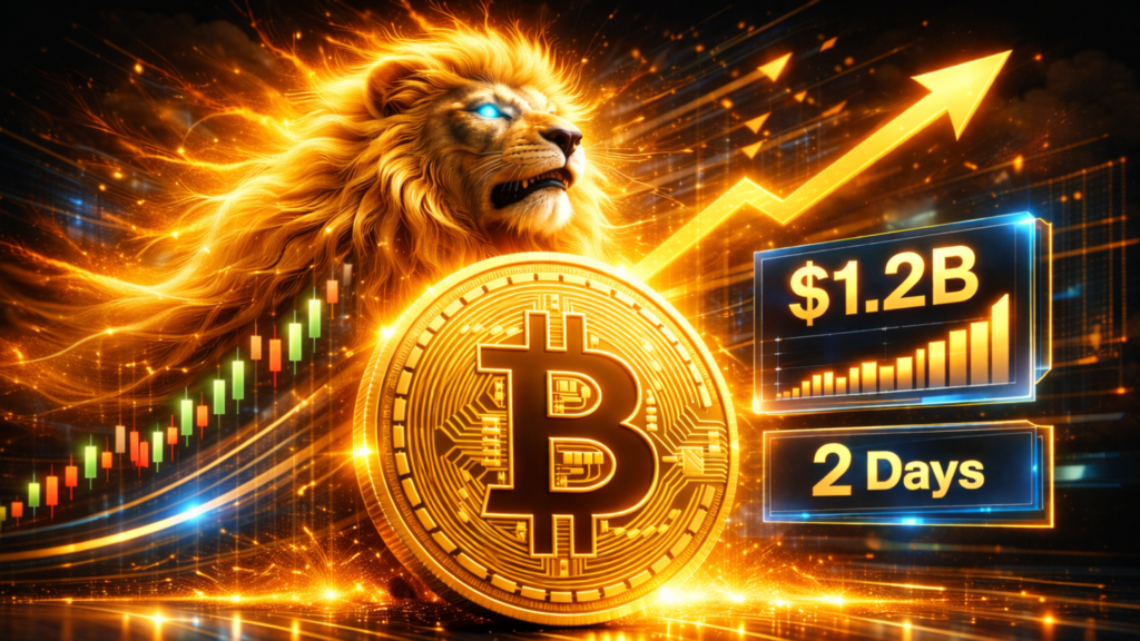 Bitcoin ETFs Start 2026 Like a Lion With $1.2B in Two Days Only