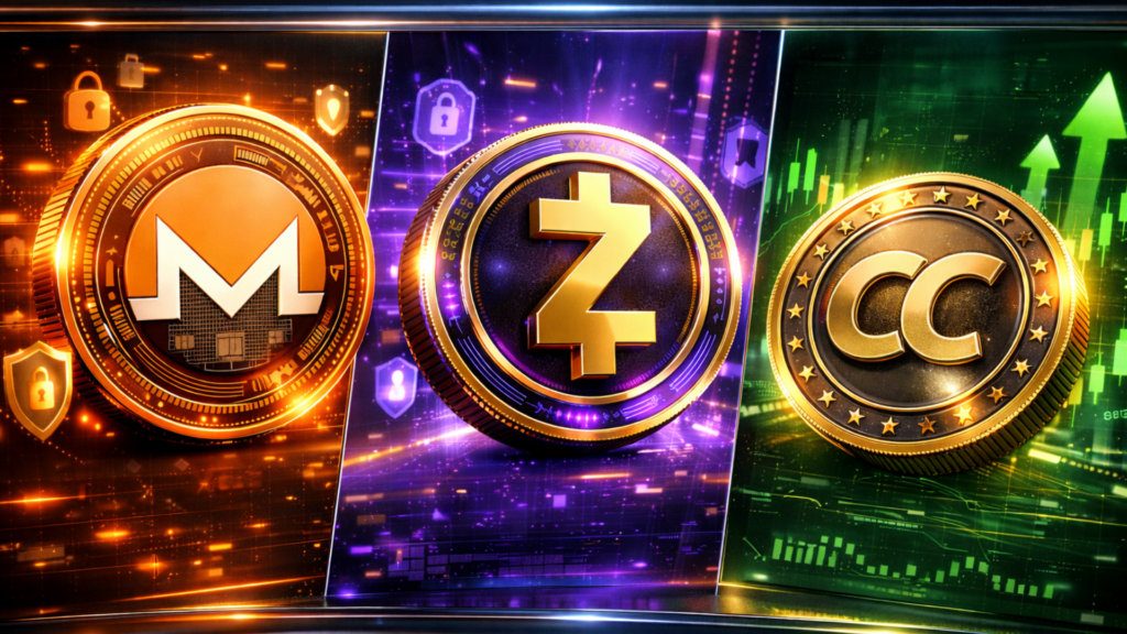 สกุลเงินดิจิทัลที่เน้นความเป็นส่วนตัวอย่าง Monero (XMR), ZCash (ZEC) และ Canton CC พุ่งขึ้น 8-20% ท่ามกลางความต้องการที่เพิ่มสูงขึ้น