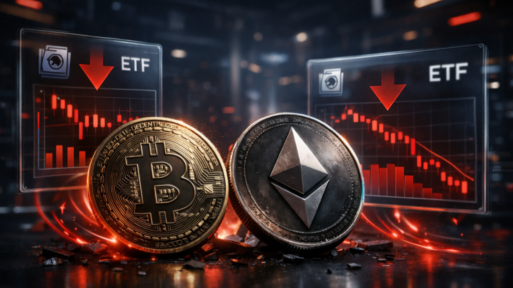 Bitcoin ETFs Log Worst Outflow Day of January, Ethereum ETFs Follow