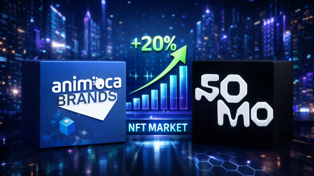 Animoca compra Somo mientras el mercado de NFT repunta un 20% a principios de 2026