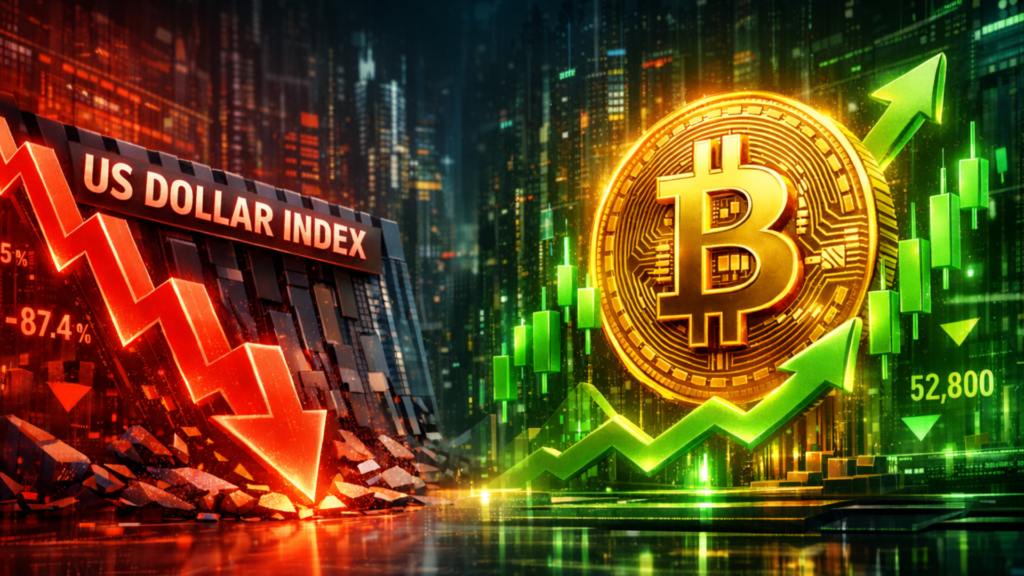 US Dollar Index Hits 4-Year Low, Bitcoin Rally on Horizon