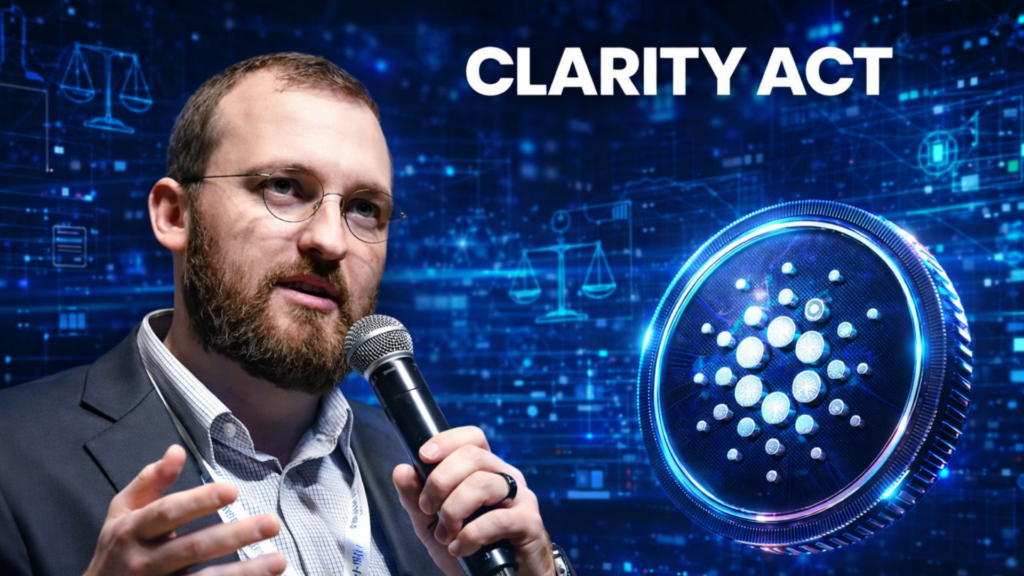 Cardano Founder Hoskinson Criticizes Ripple CEO for Supporting CLARITY Act