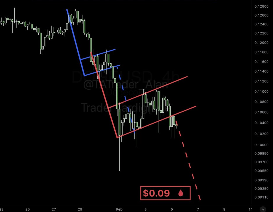 Doge Bear Flag Chart | Quelle: Tardigrade, X