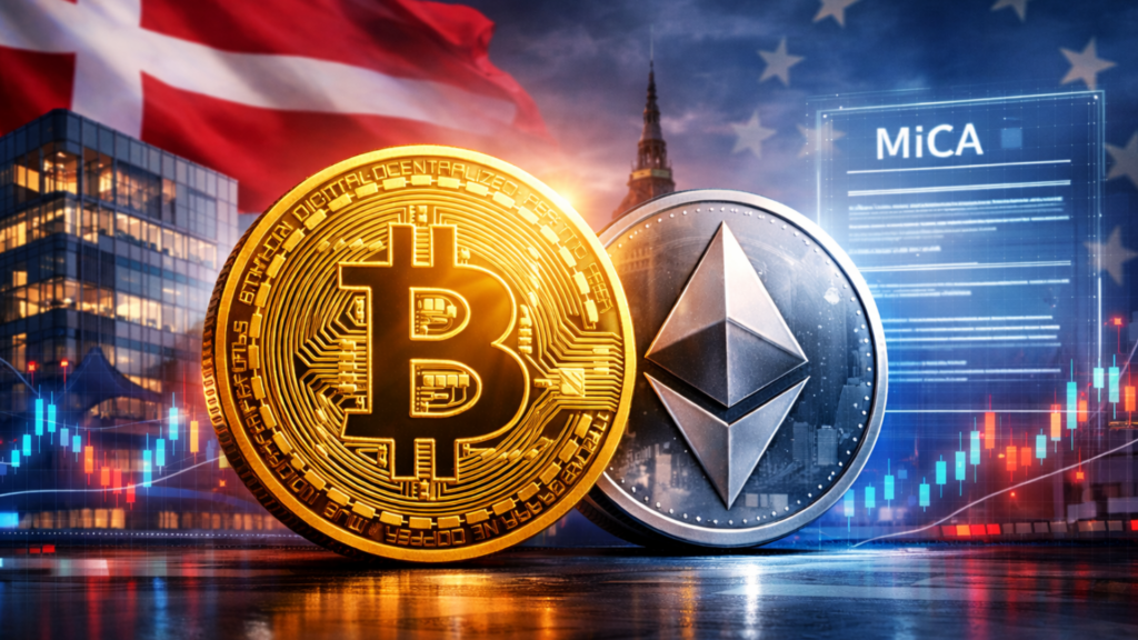 Dänemarks größte Bank startet den Bitcoin- und Ether-ETP-Handel nach den MiCA-Regeln