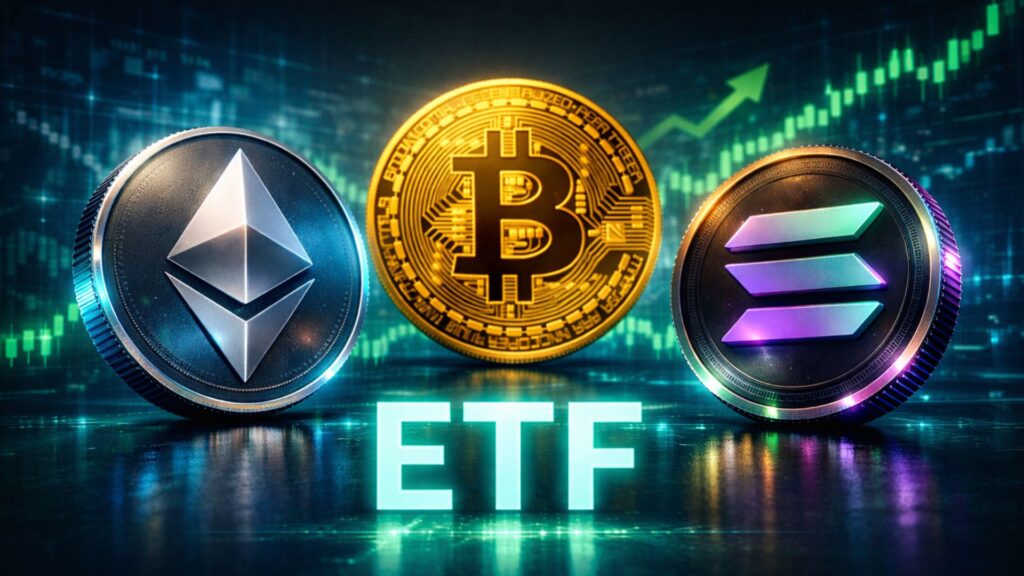 ETH And SOL Spot ETFs Display Sharp Inflows As BTC Inches Upwards